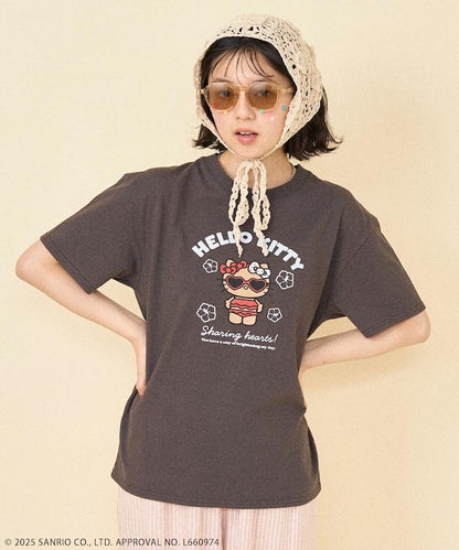 SANRIO 'HELLO KITTY' 夏季 沙灘T恤