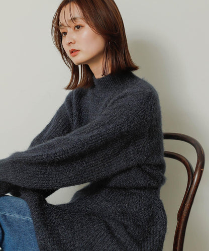 收腰針織連衣裙