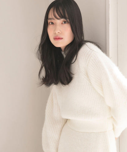 收腰針織連衣裙