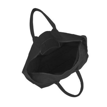 神椿市建設中。（神椿市建設中。） 集合休閒搖滾款 大號拉鍊托特包