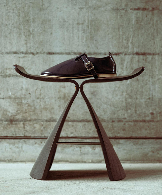 T字帶玻璃樂福鞋