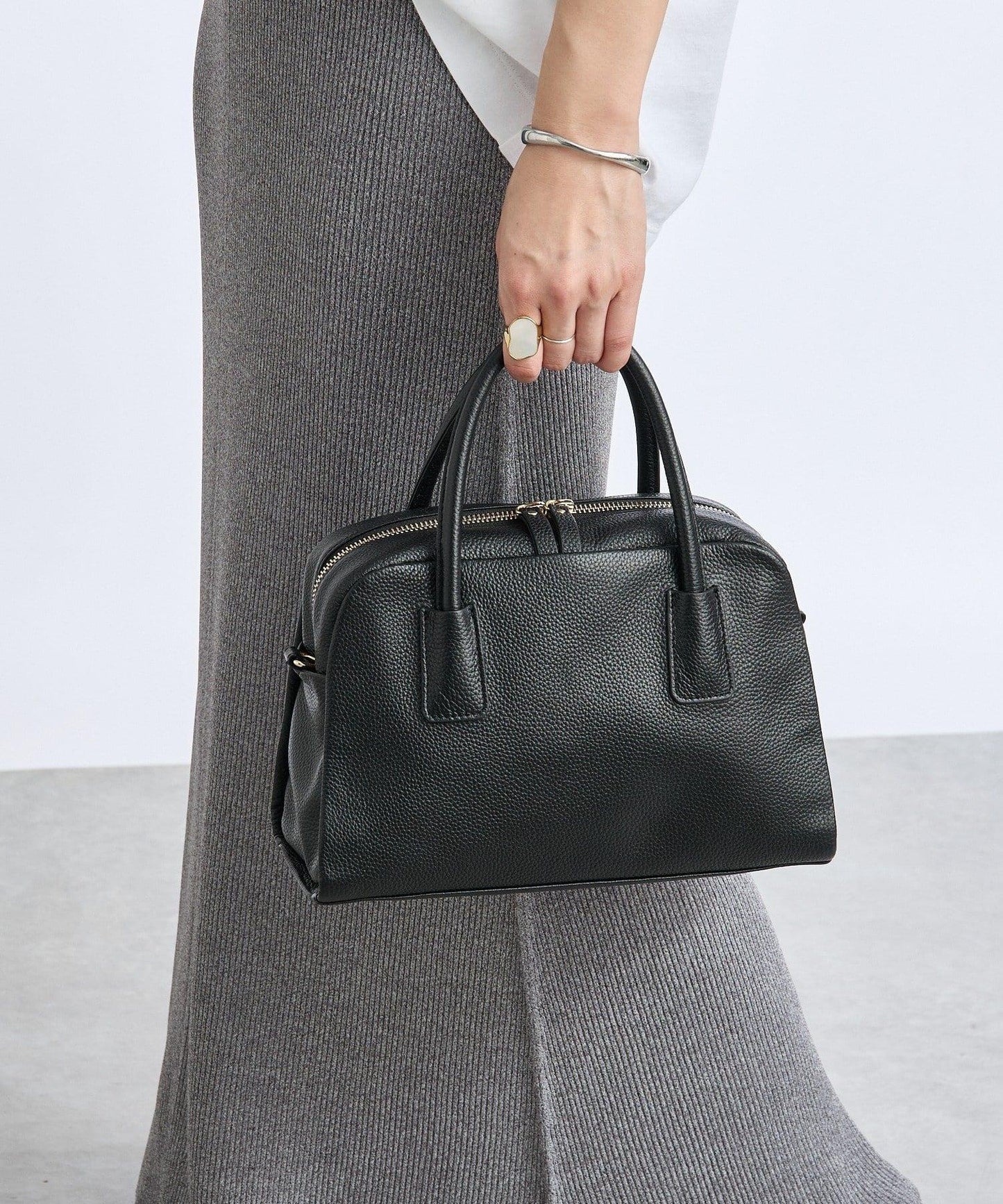 【既能優雅又能休閒】皮革波士頓