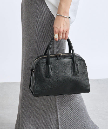 【既能優雅又能休閒】皮革波士頓