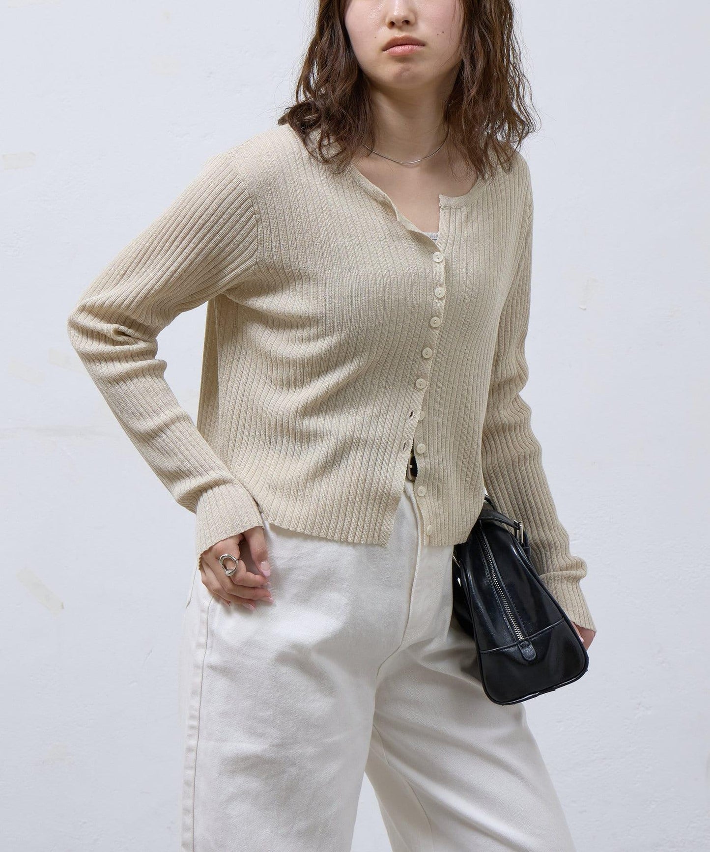 【SS】透明肋針開衫