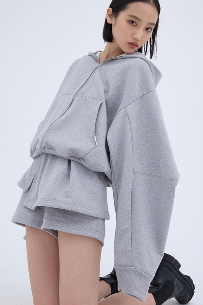 Edge forme 拉鍊連帽衛衣
