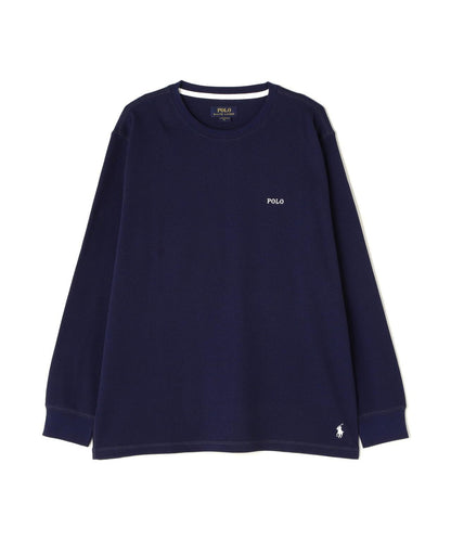 POLO RALPH LAUREN/拉爾夫·勞倫/瓦夫爾領圓領長袖T恤