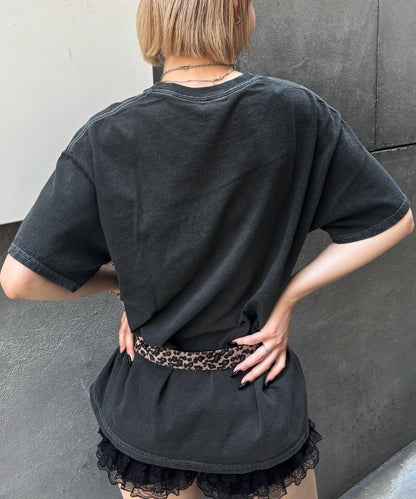 /2尺寸【BLESSYOU/佈雷斯優】顏料刺繡logo T恤