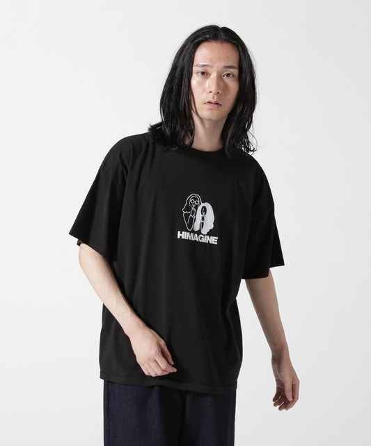 REMI RELIEF 聯名產品染色 25/-天竺大尺碼T恤(HIMAGINE)