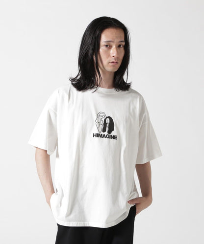 REMI RELIEF 聯名產品染色 25/-天竺大尺碼T恤(HIMAGINE)