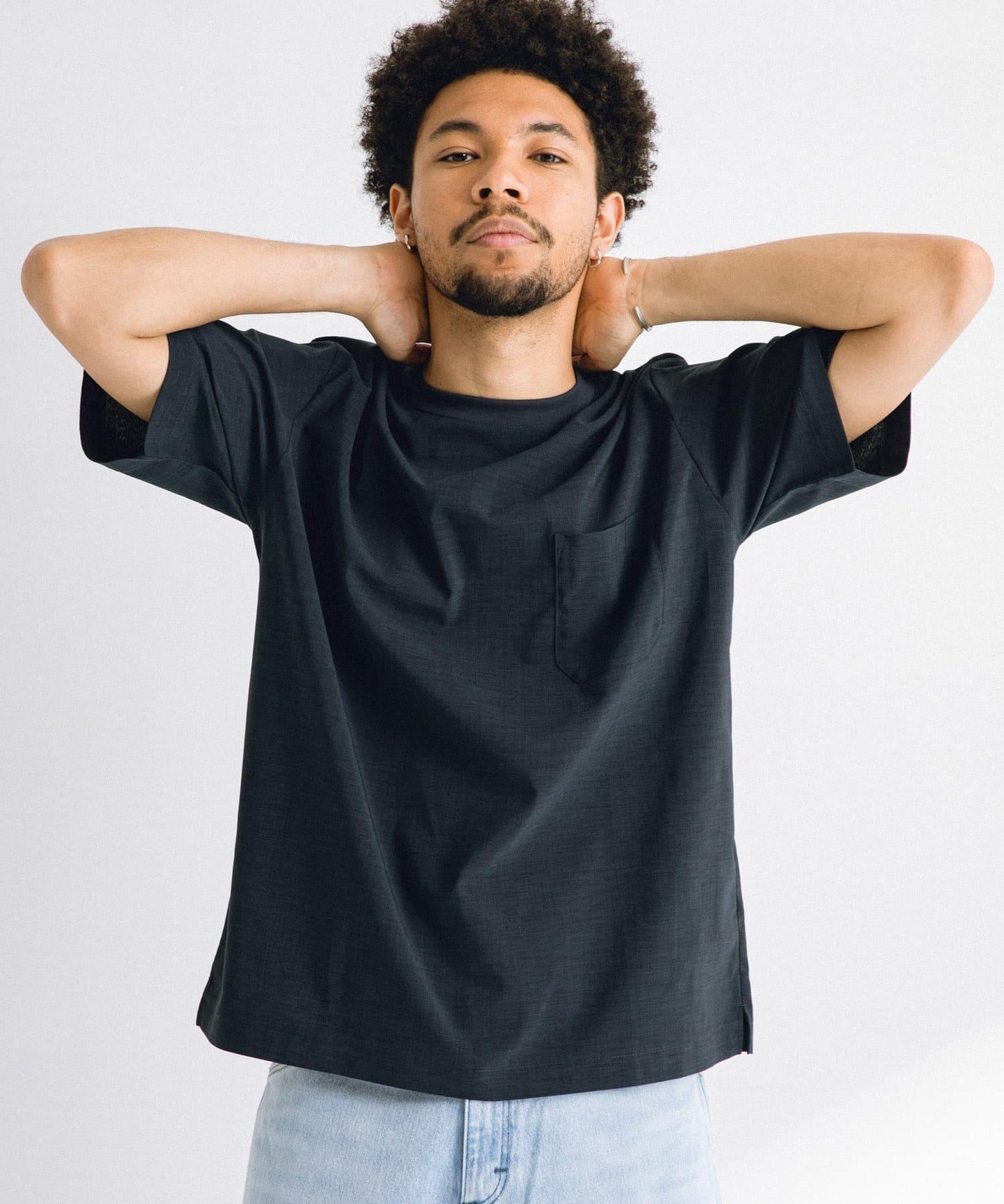 吸水速幹快乾亞麻觸感T恤