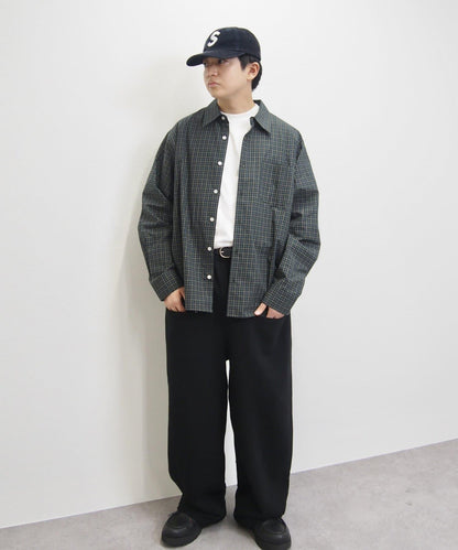 2尺寸/ 斜口袋衛衣休閒褲