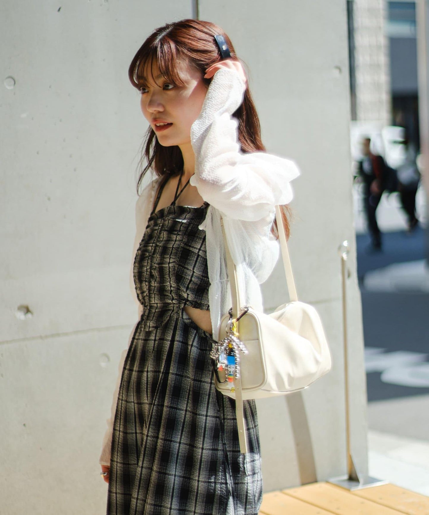 鏤空設計 2piece 揹帶褲套裝