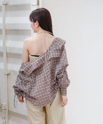 鏤空設計 2piece 揹帶褲套裝