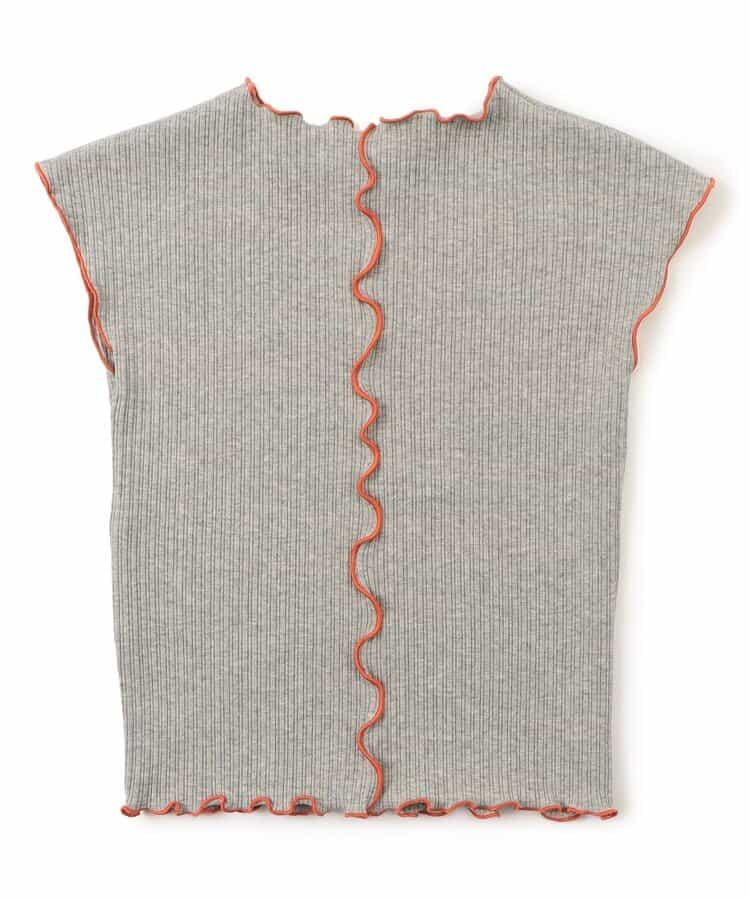 柔軟肋條紋背心