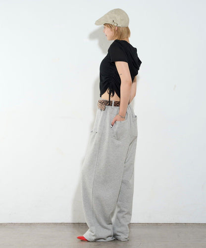 透視亨利領短袖帽衫