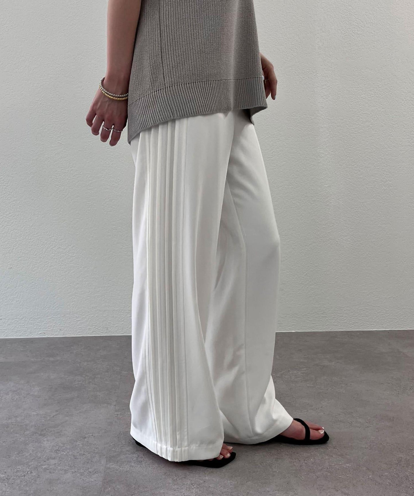 SHENERY 側邊條紋褲