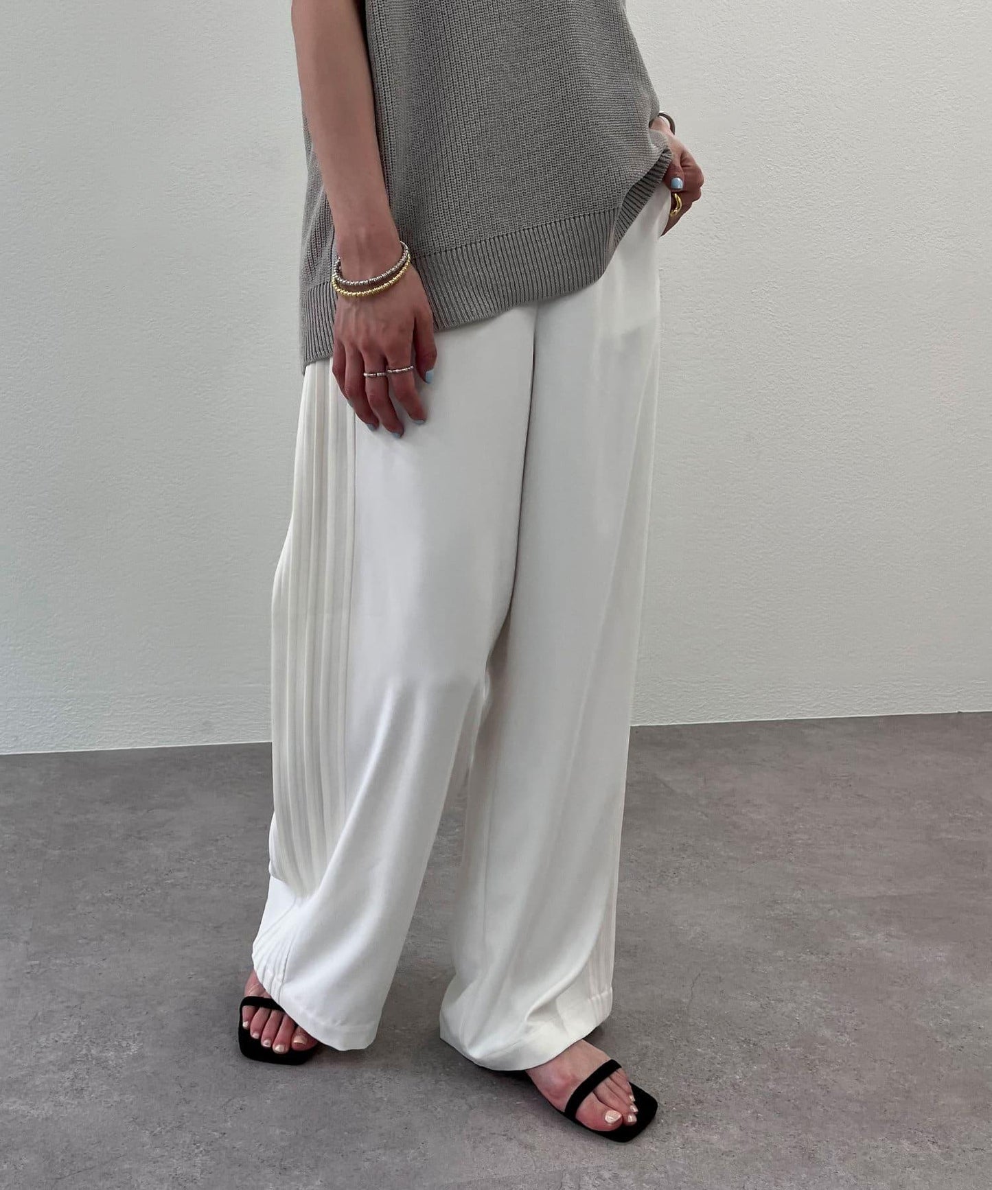 SHENERY 側邊條紋褲