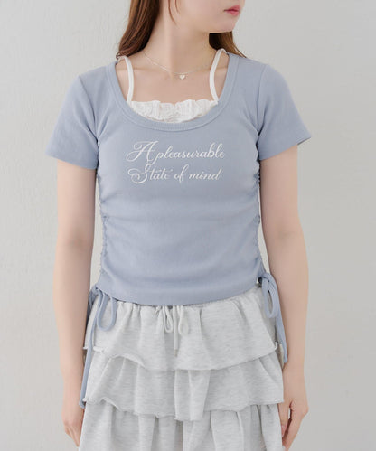 【@re.__mi23精選】下襬對接T恤