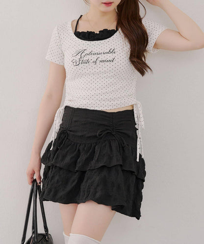 【@re.__mi23精選】下襬對接T恤