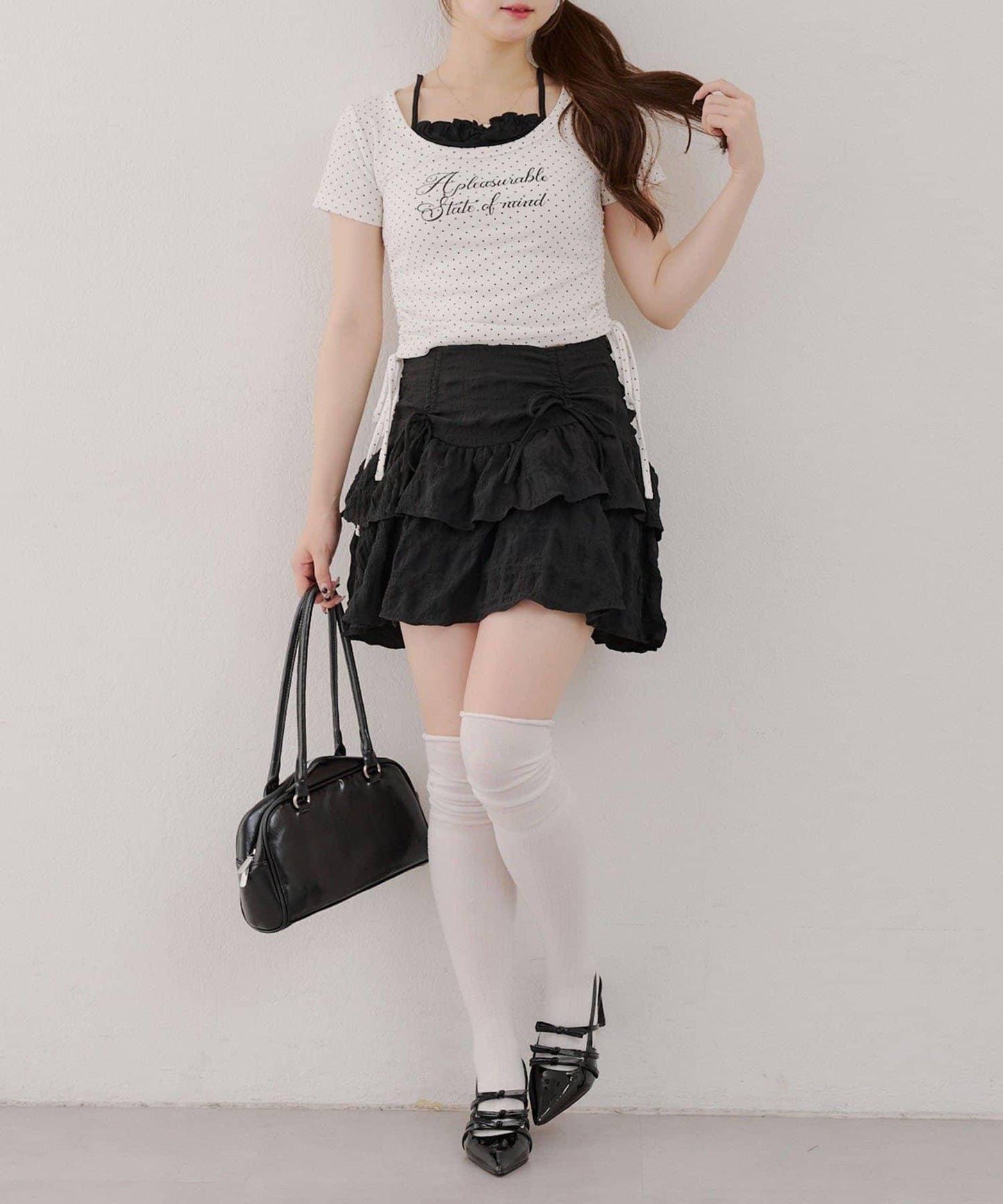 【@re.__mi23精選】下襬對接T恤