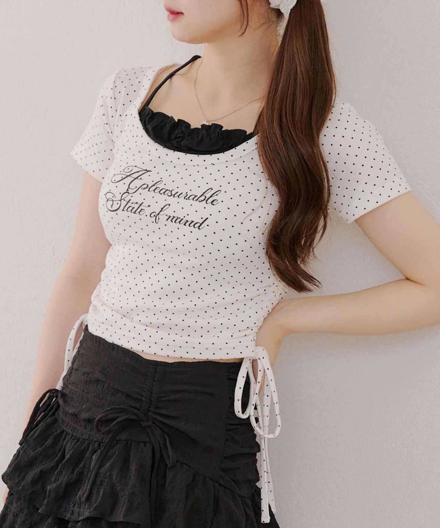 【@re.__mi23精選】下襬對接T恤