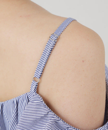 mline 露肩襯衫風 迷你連衣裙