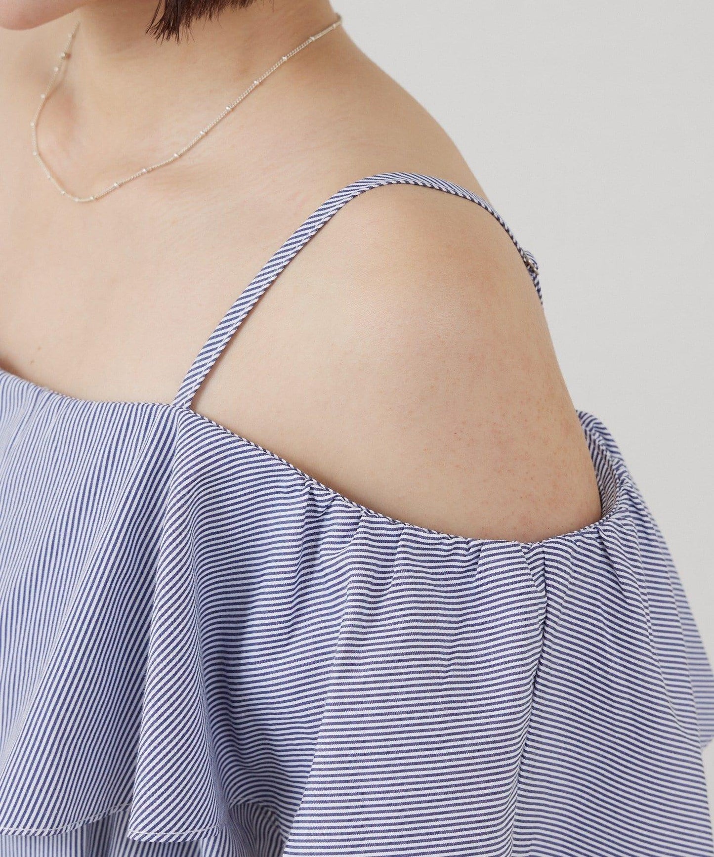 mline 露肩襯衫風 迷你連衣裙