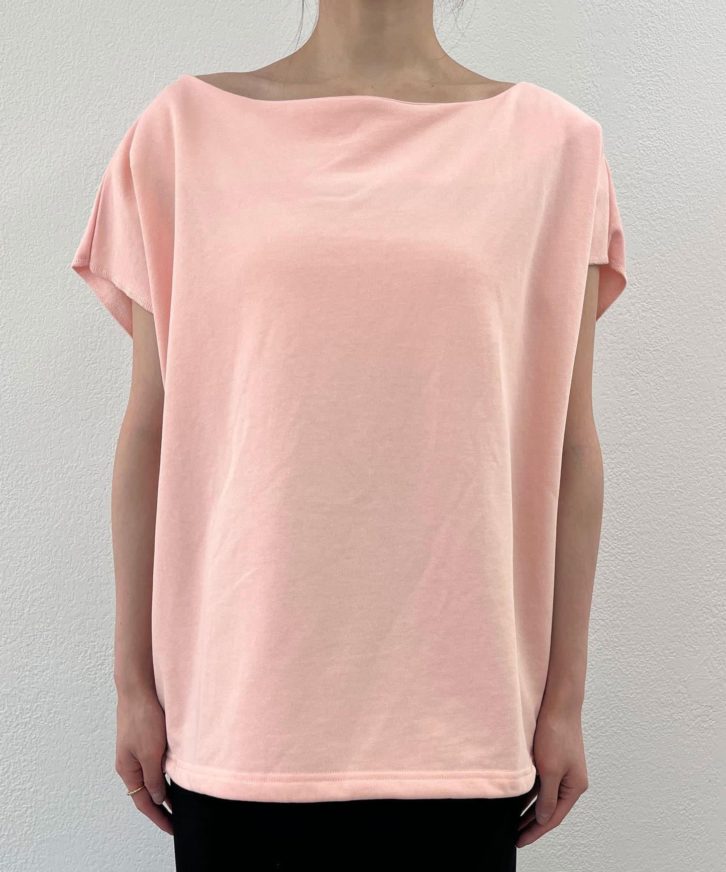 SHENERY 露肩法式短袖衛衣