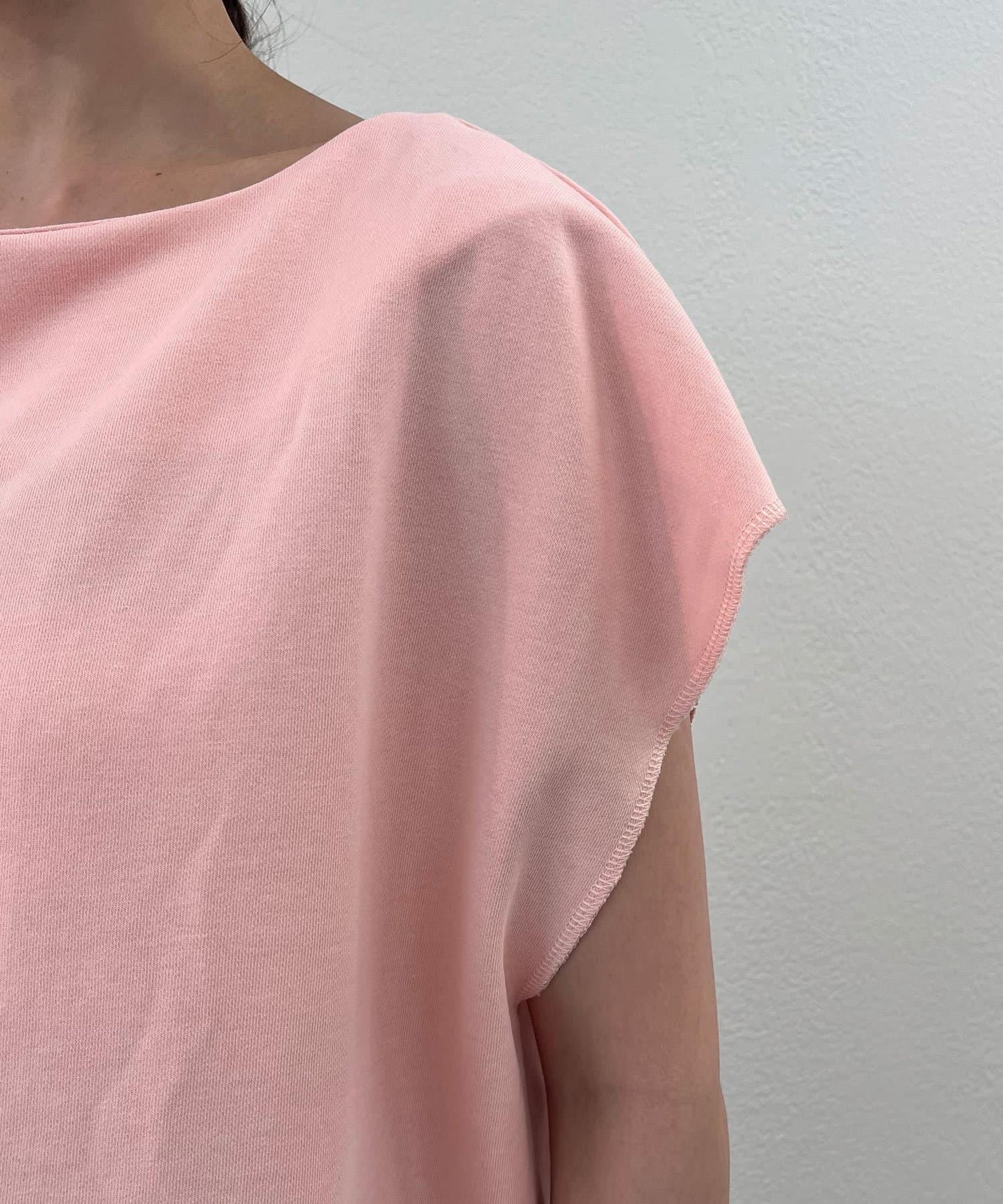 SHENERY 露肩法式短袖衛衣