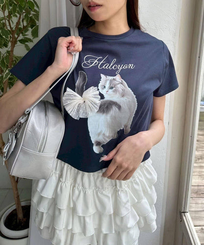 動物圖案混搭T恤