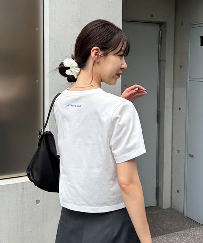 【PIKO企劃 / 復古】背部標誌刺繡緊身T恤