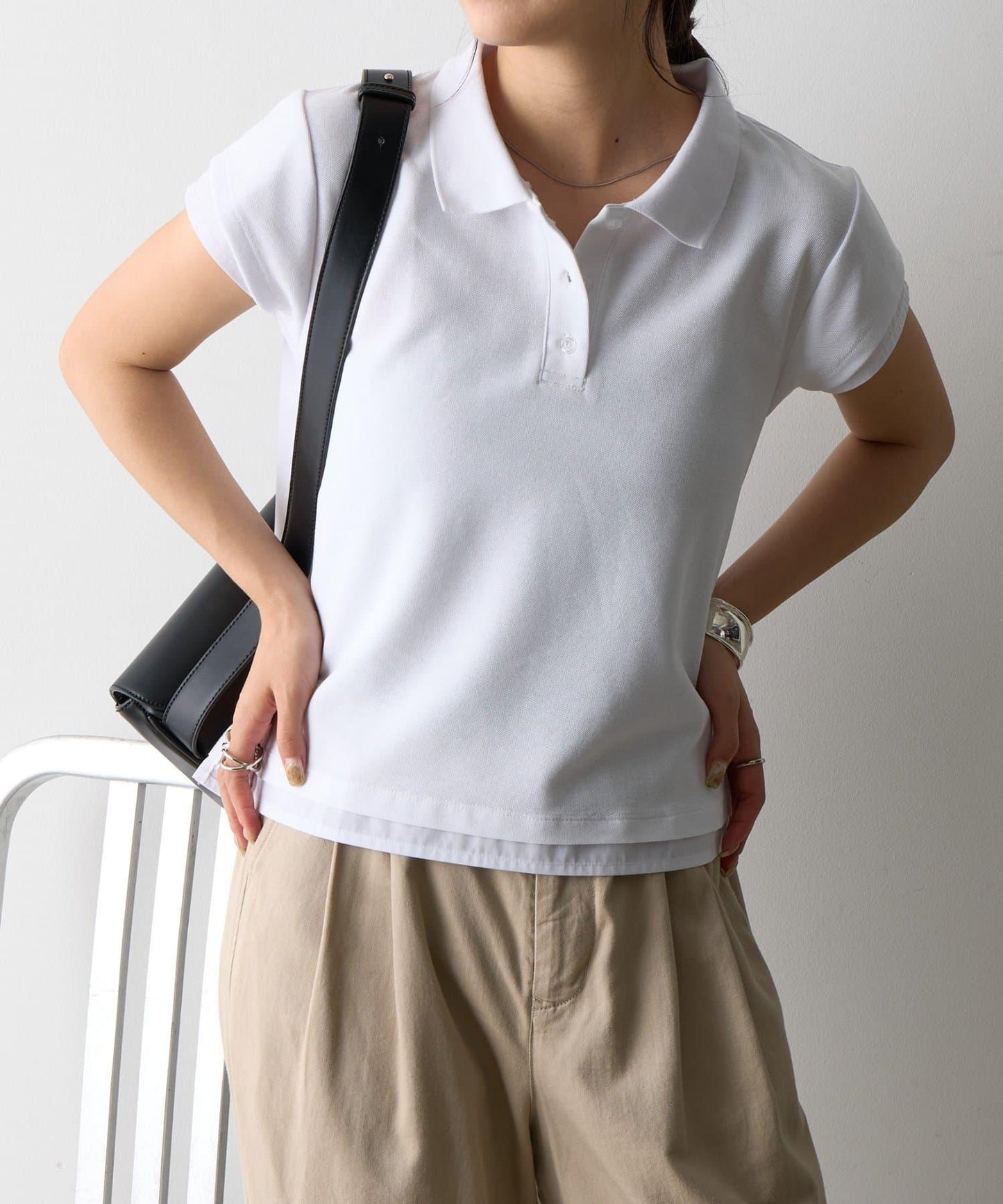 卡諾庭院風法式polo衫
