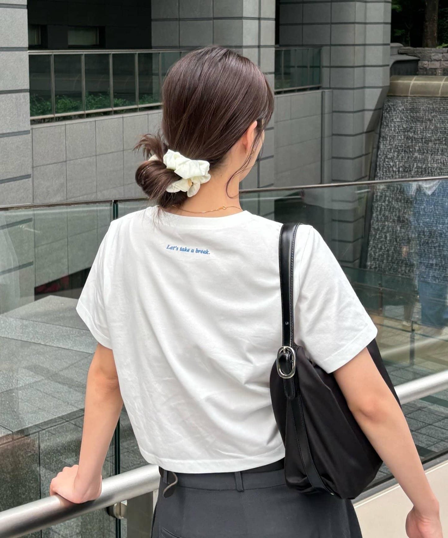 【PIKO企劃 / 復古】背部標誌刺繡緊身T恤