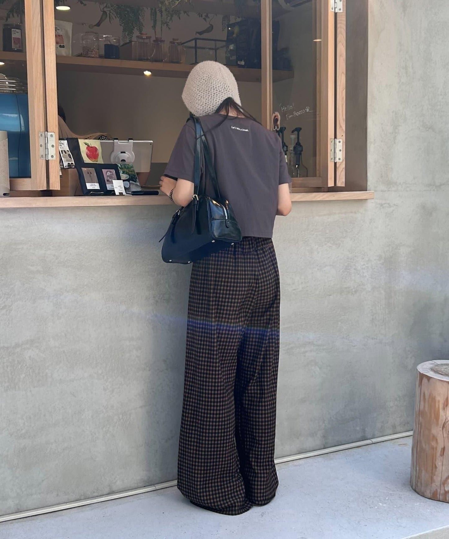 【PIKO企劃 / 復古】背部標誌刺繡緊身T恤