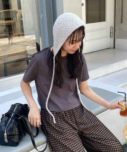 【PIKO企劃 / 復古】背部標誌刺繡緊身T恤