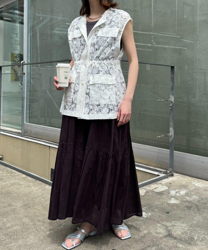 CIAOPANIC TYPY 蕾絲軍風背心