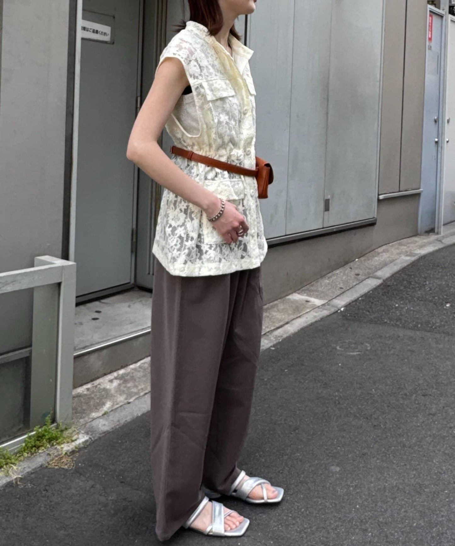 CIAOPANIC TYPY 蕾絲軍風背心