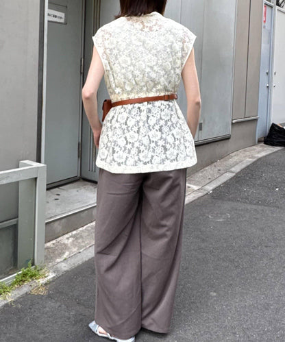 CIAOPANIC TYPY 蕾絲軍風背心