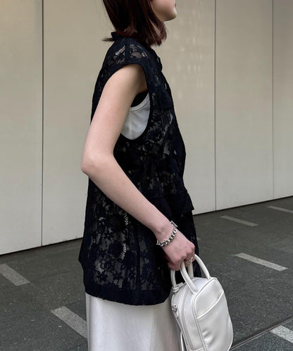 CIAOPANIC TYPY 蕾絲軍風背心