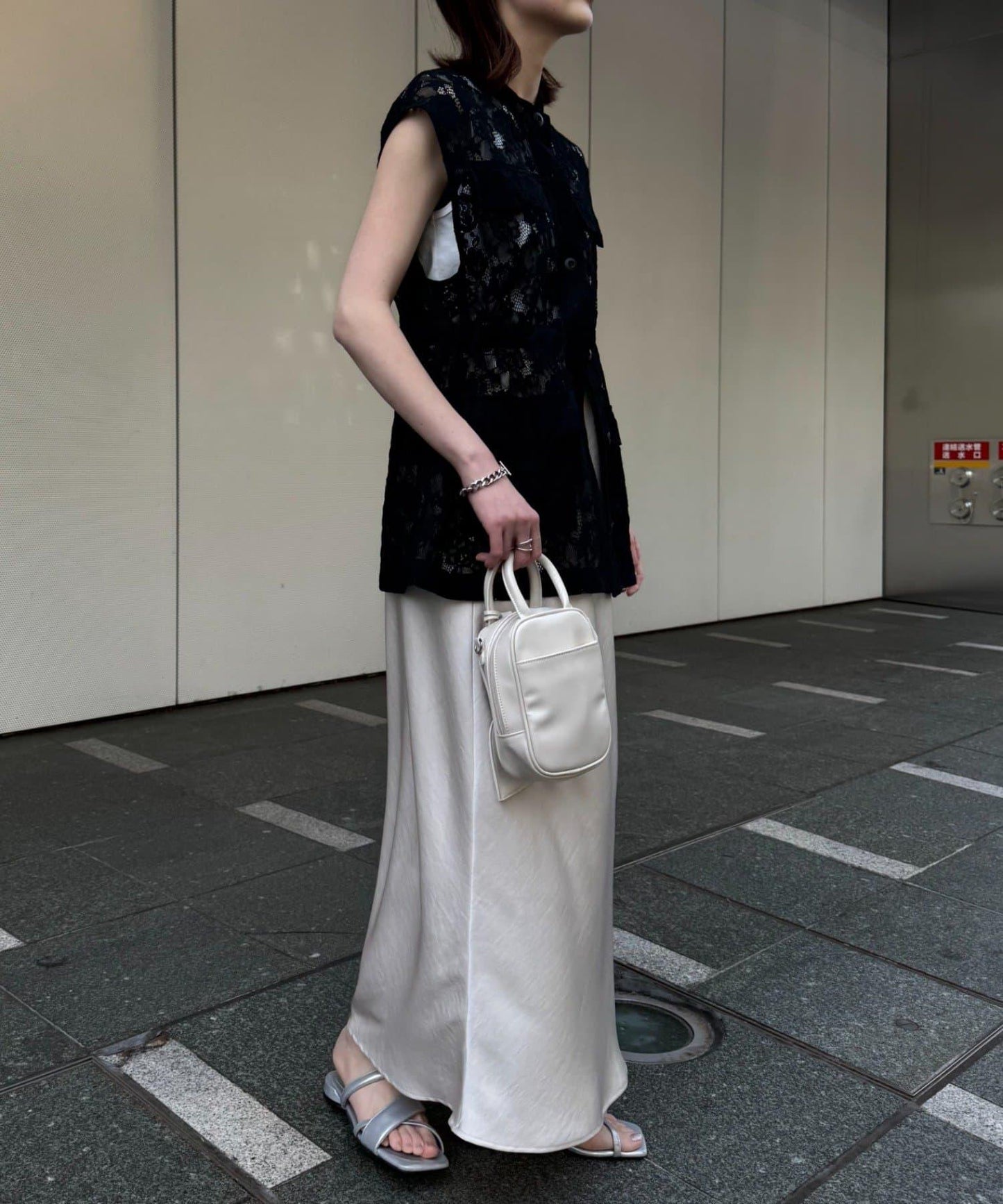 CIAOPANIC TYPY 蕾絲軍風背心