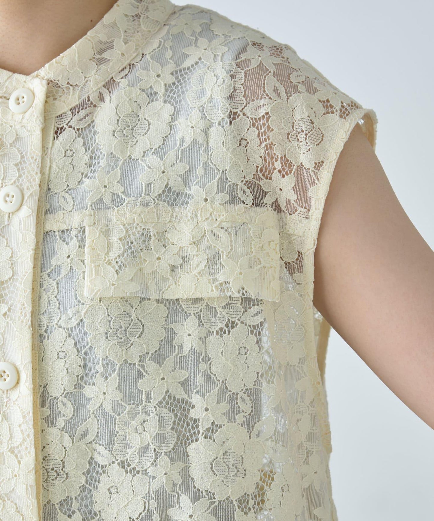 CIAOPANIC TYPY 蕾絲軍風背心