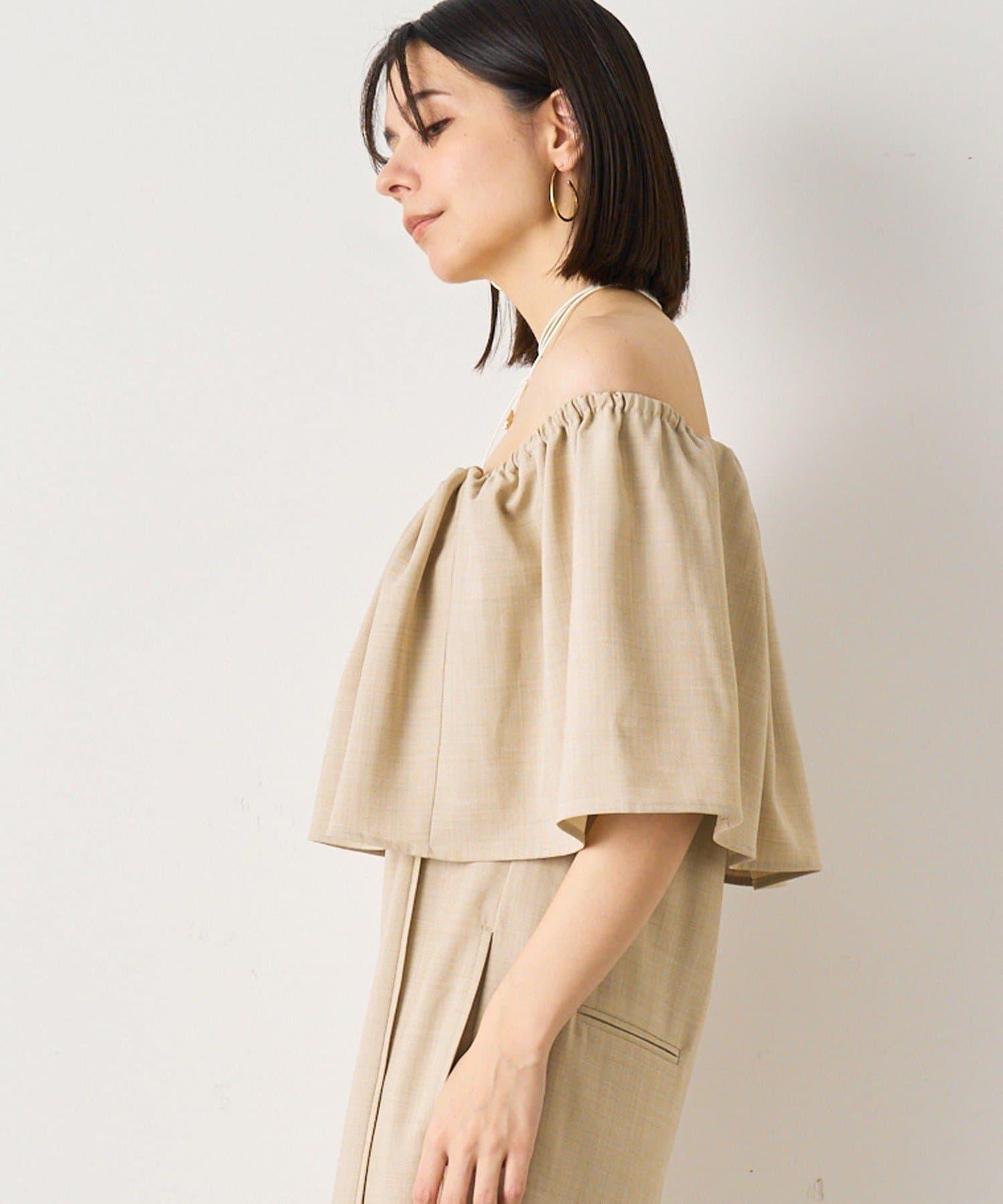 Loungedress 露肩設計 連體褲