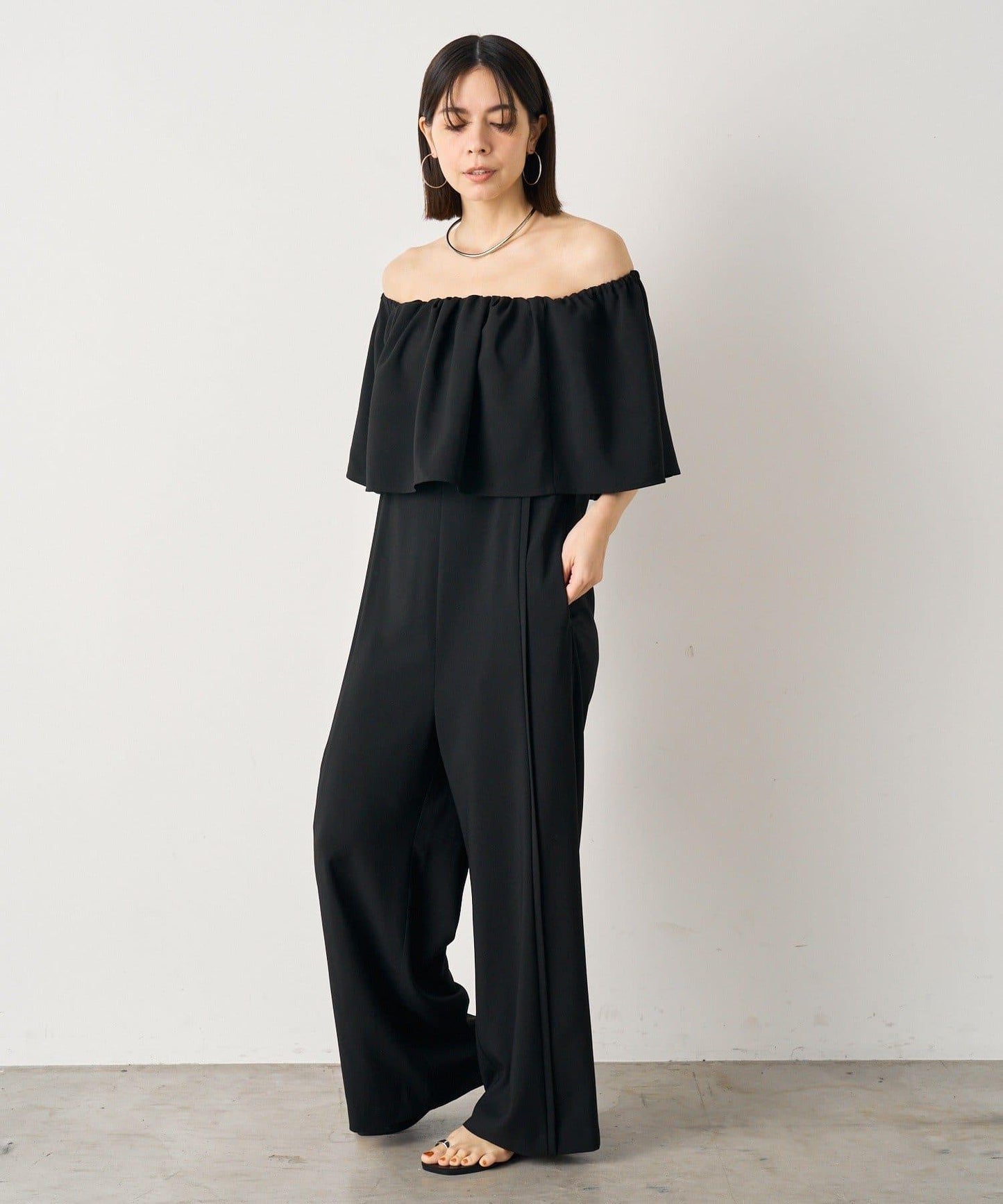 Loungedress 露肩設計 連體褲