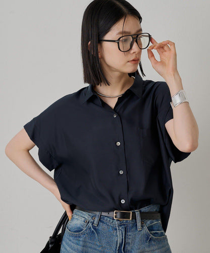 細紋法式襯衫