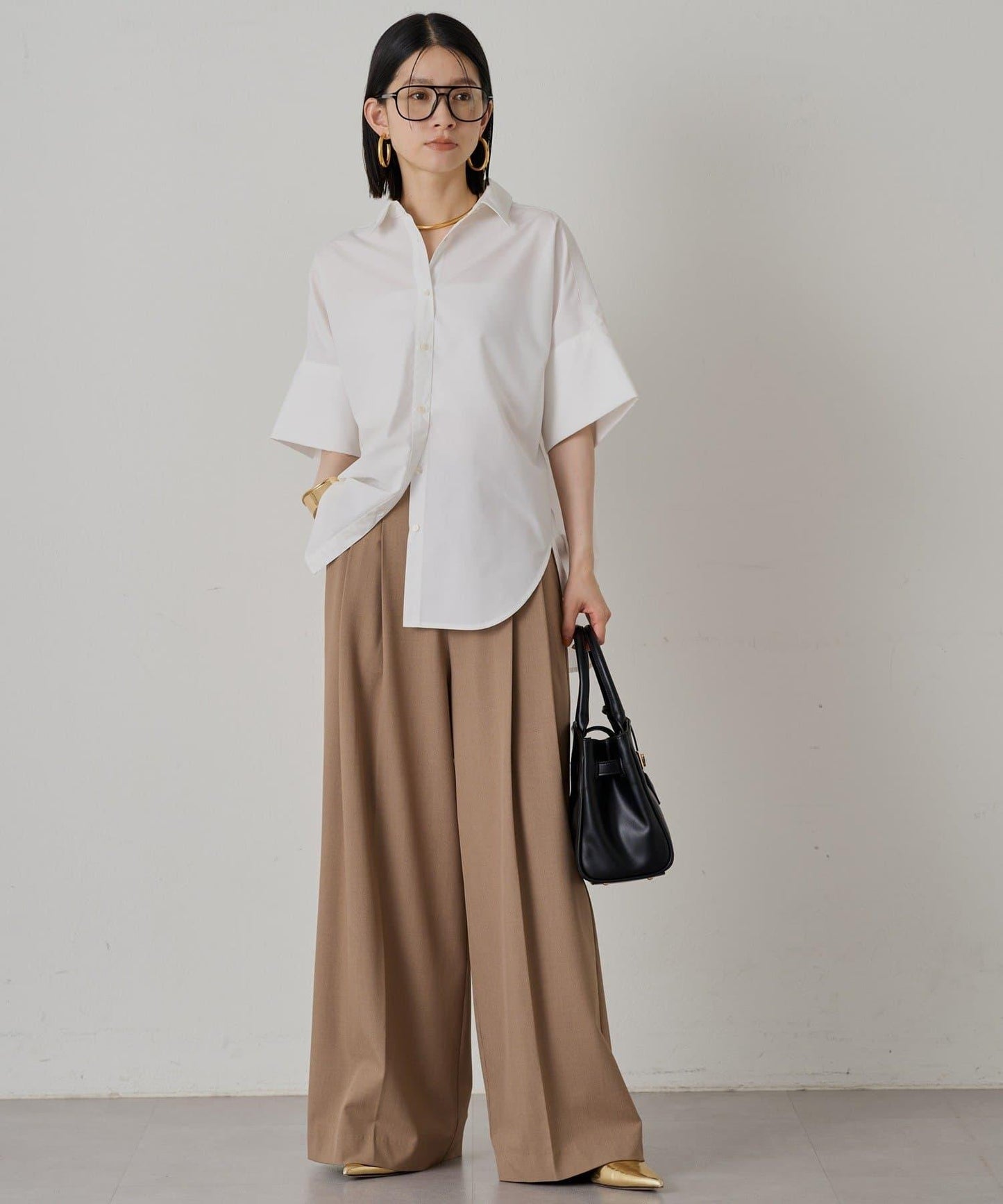 Loungedress 寬大袖口設計襯衫