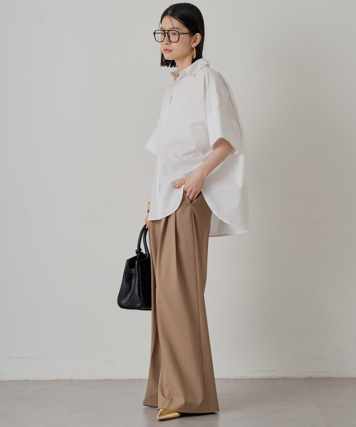 Loungedress 寬大袖口設計襯衫