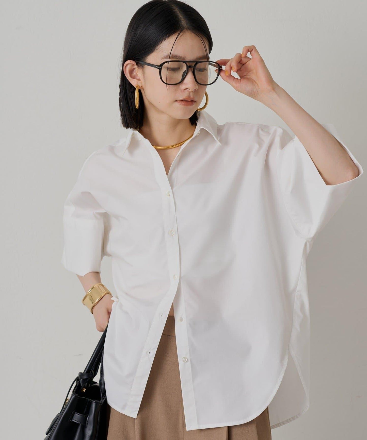 Loungedress 寬大袖口設計襯衫