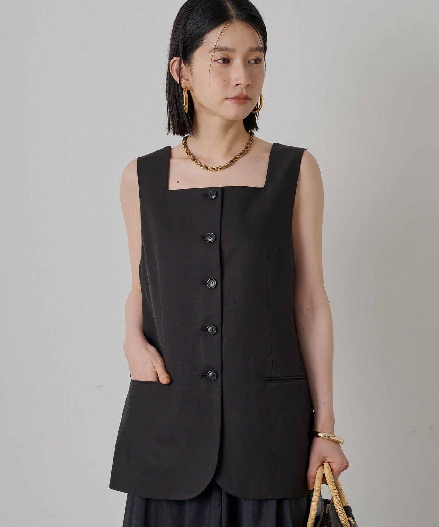 Loungedress 方領馬甲