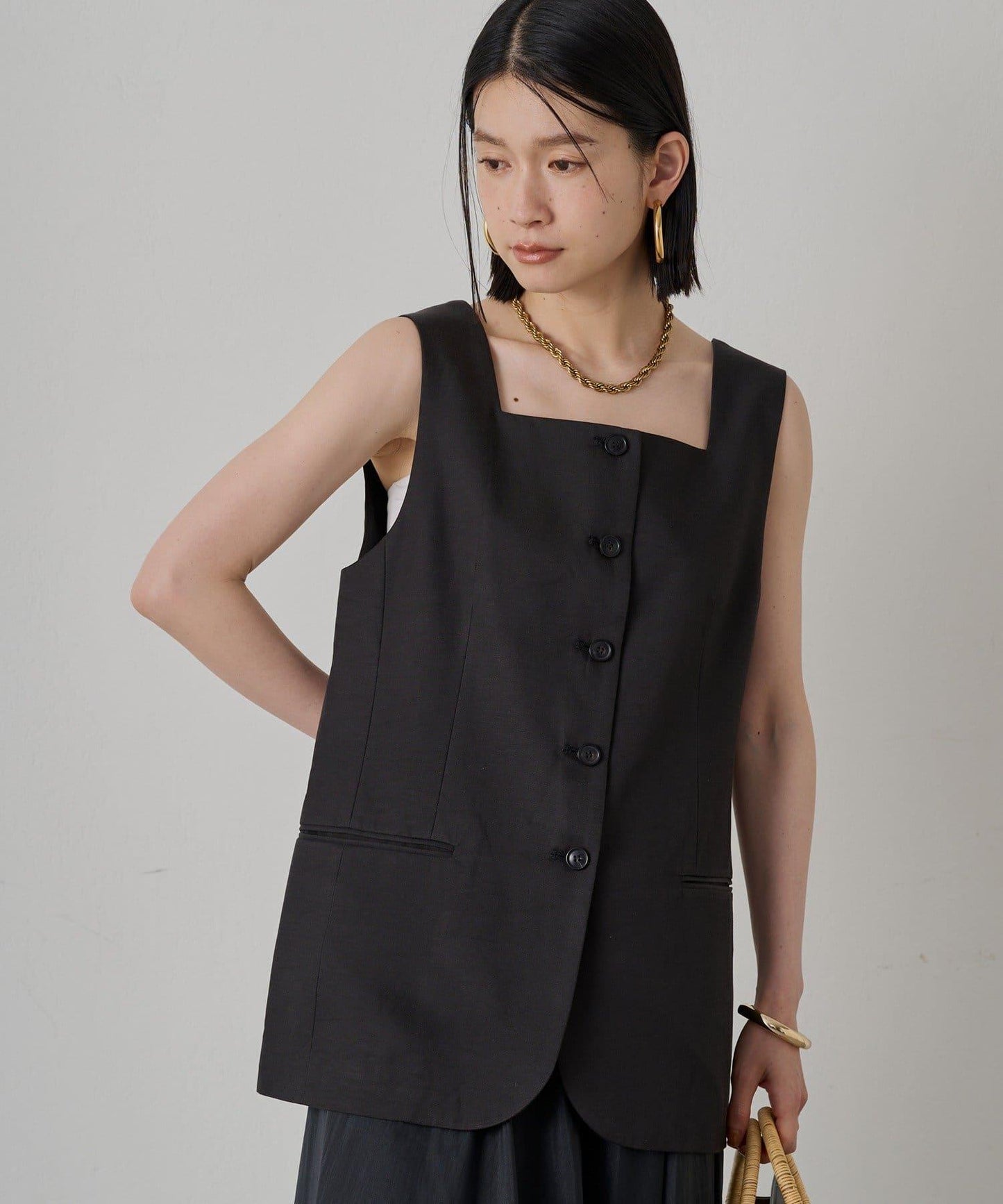 Loungedress 方領馬甲