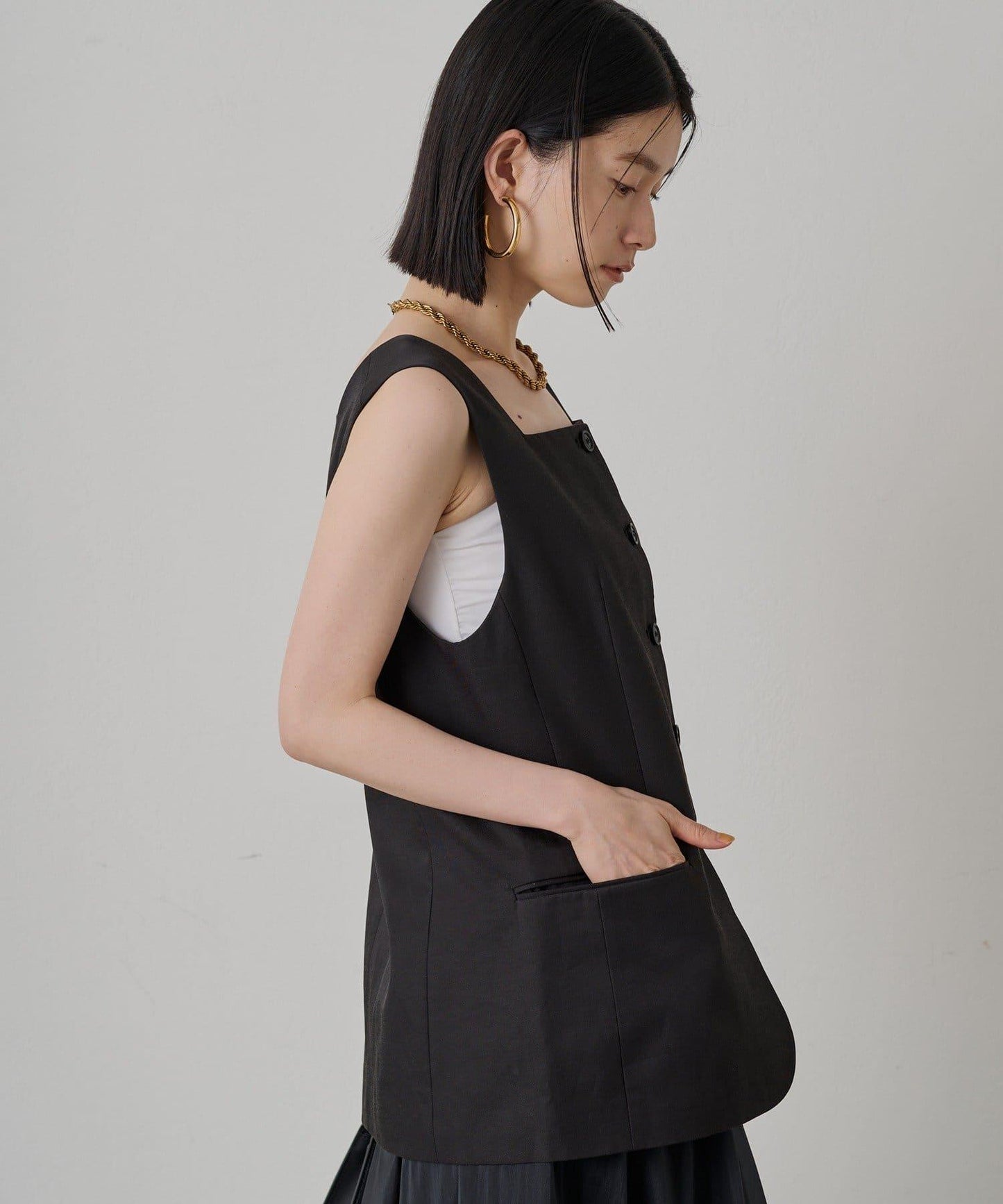 Loungedress 方領馬甲